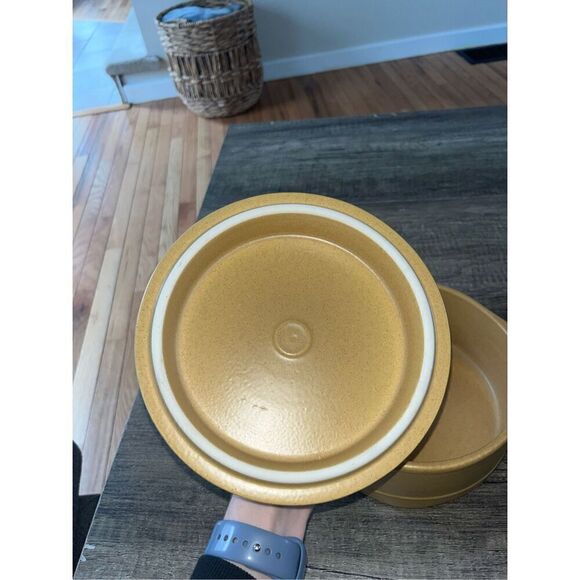 Vintage Kiln Craft Made in England Lidded Round Casserole Dish - Picture 3 of 5